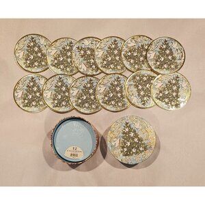 Punch Studios, Christmas‎ Round Coasters Box Set of 12